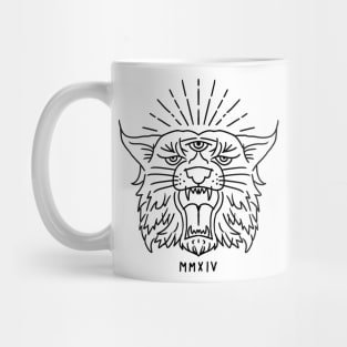 geometrical lynx Mug